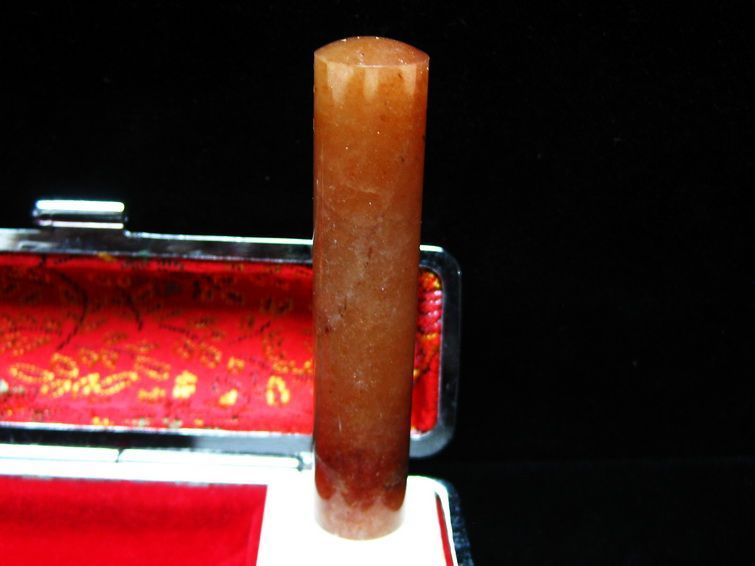 赤針タイチンルチル 印材  12mm [t44-595] 1枚目