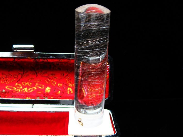 豪華プラチナルチル 印材  15mm [t44-660] 1枚目