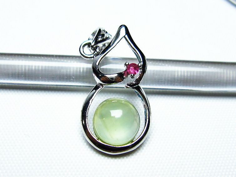 プレナイト ペンダント [T442-1994] 2枚目