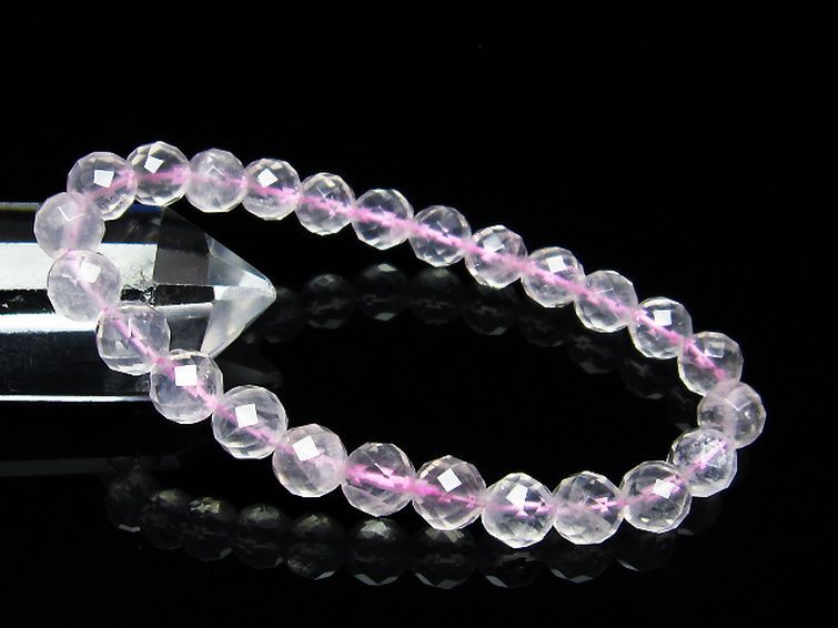 ローズクォーツ ブレスレット 8mm [T446-1937] 1枚目