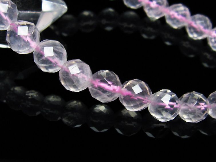 ローズクォーツ ブレスレット 8mm [T446-1937] 3枚目