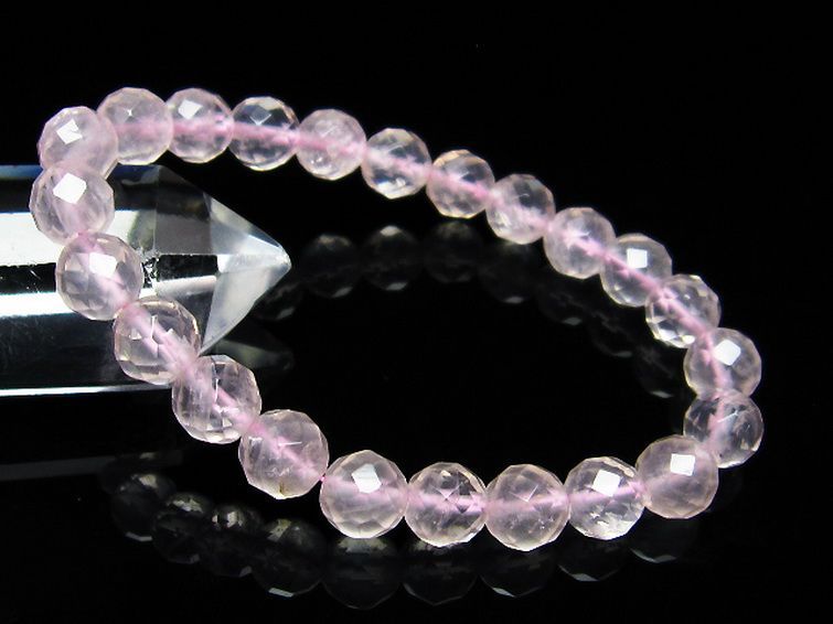 ローズクォーツ ブレスレット 8mm [T446-1943] 1枚目