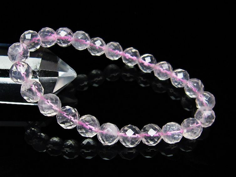 ローズクォーツ ブレスレット 8mm [T446-1953] 1枚目