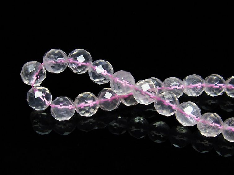 ローズクォーツ ブレスレット 8mm [T446-1953] 2枚目