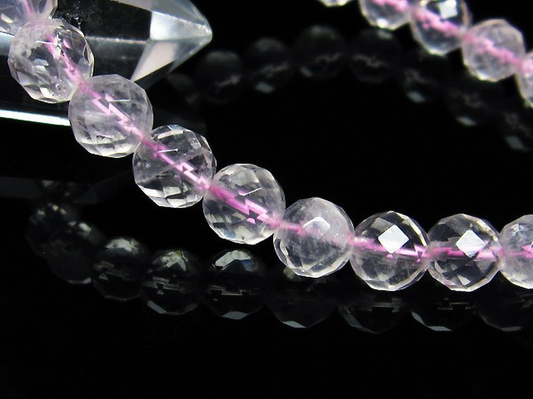 ローズクォーツ ブレスレット 8mm [T446-1953] 3枚目