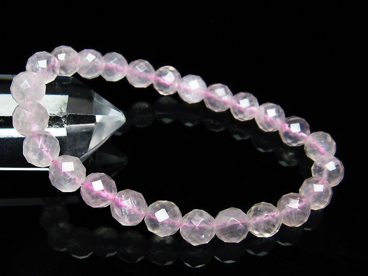ローズクォーツ ブレスレット 8mm [T446-1964] 1枚目