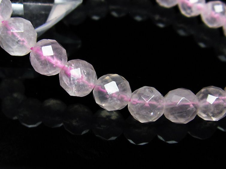ローズクォーツ ブレスレット 8mm [T446-1964] 3枚目