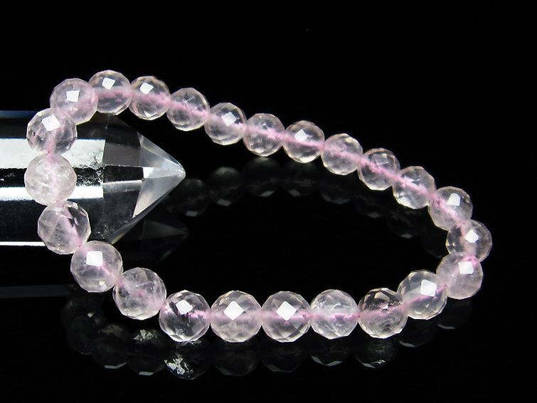 ローズクォーツ ブレスレット 8mm [T446-1971] 1枚目