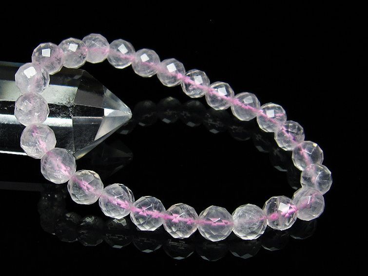 ローズクォーツ ブレスレット 8mm [T446-1974] 1枚目