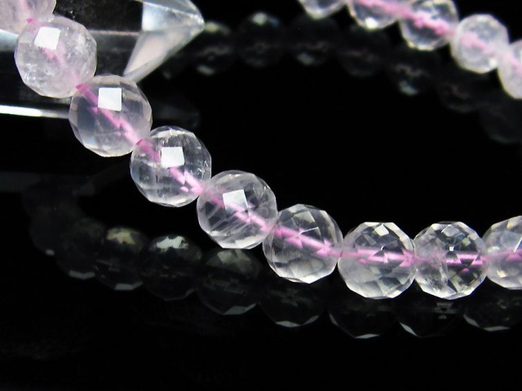 ローズクォーツ ブレスレット 8mm [T446-1998] 3枚目