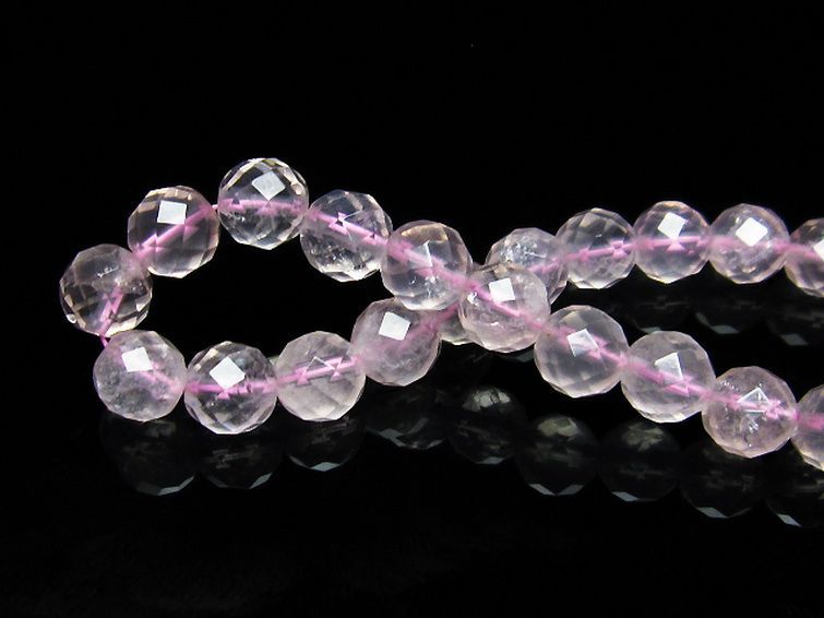 ローズクォーツ ブレスレット 8mm [T446-2011] 2枚目