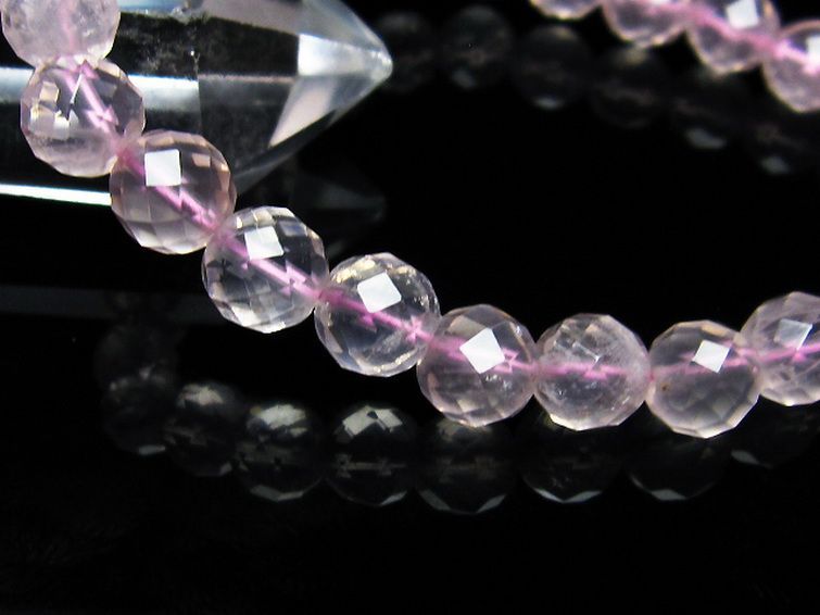 ローズクォーツ ブレスレット 8mm [T446-2011] 3枚目