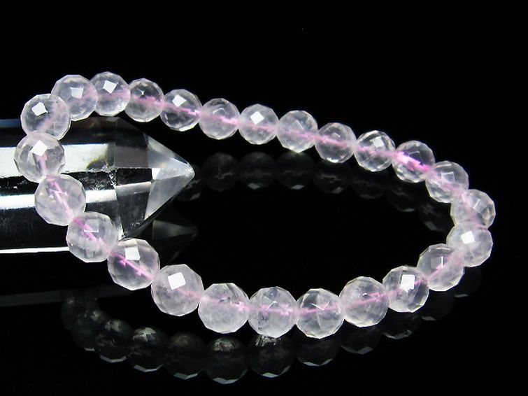 ローズクォーツ ブレスレット 8mm [T446-2014] 1枚目