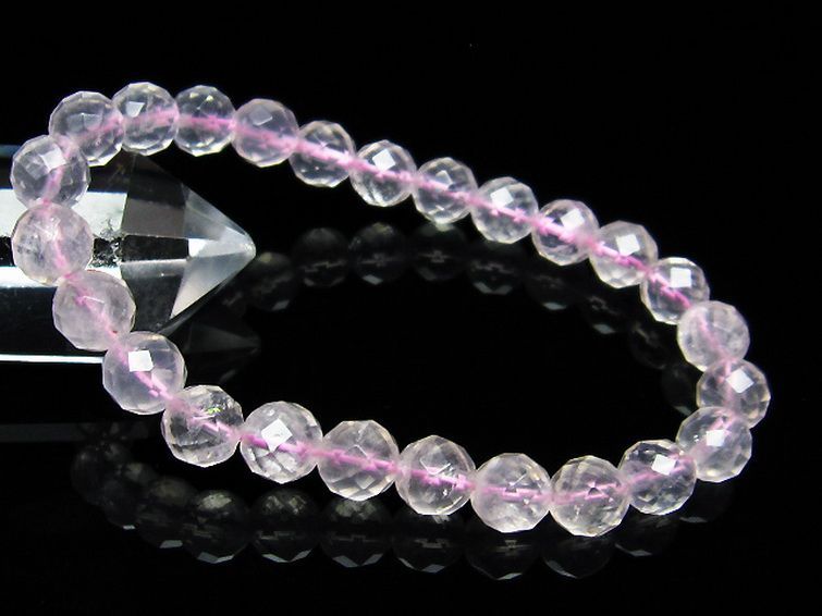 ローズクォーツ ブレスレット 8mm [T446-2017] 1枚目