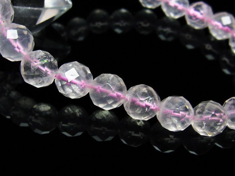 ローズクォーツ ブレスレット 8mm [T446-2017] 3枚目
