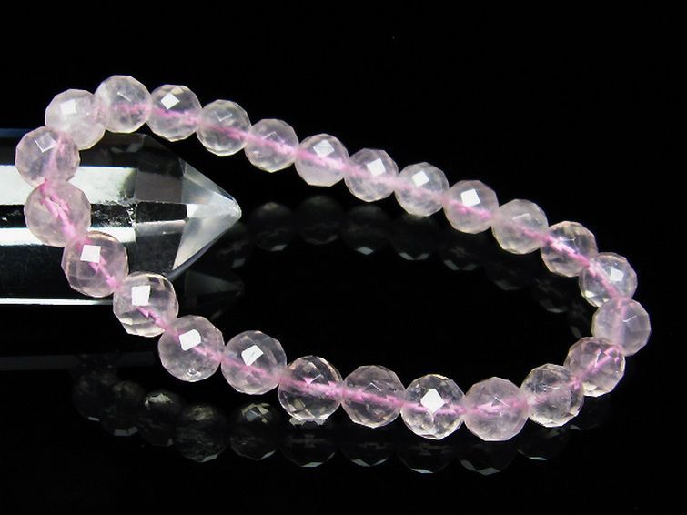 ローズクォーツ ブレスレット 8mm [T446-2031] 1枚目