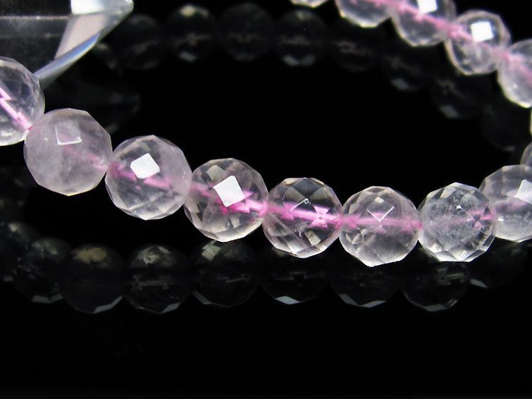 ローズクォーツ ブレスレット 8mm [T446-2033] 3枚目