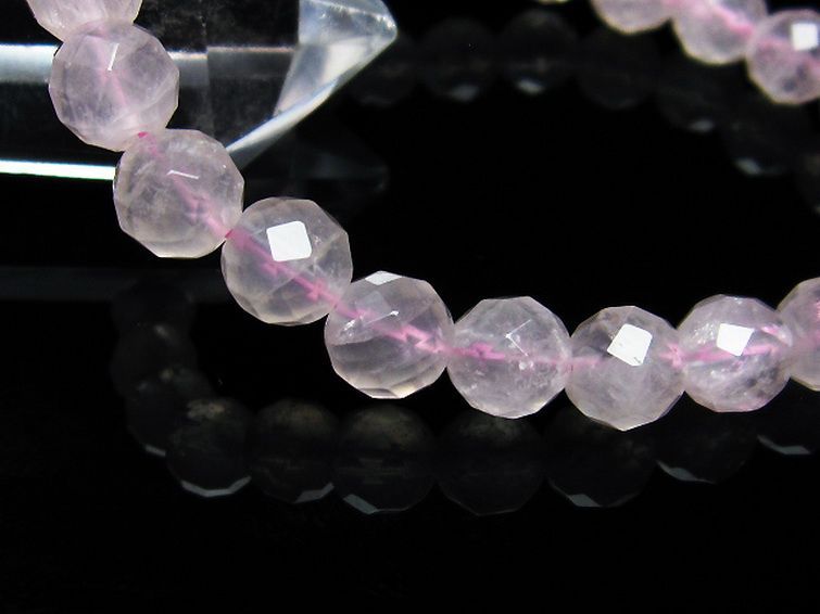 ローズクォーツ ブレスレット 8mm [T446-2049] 3枚目