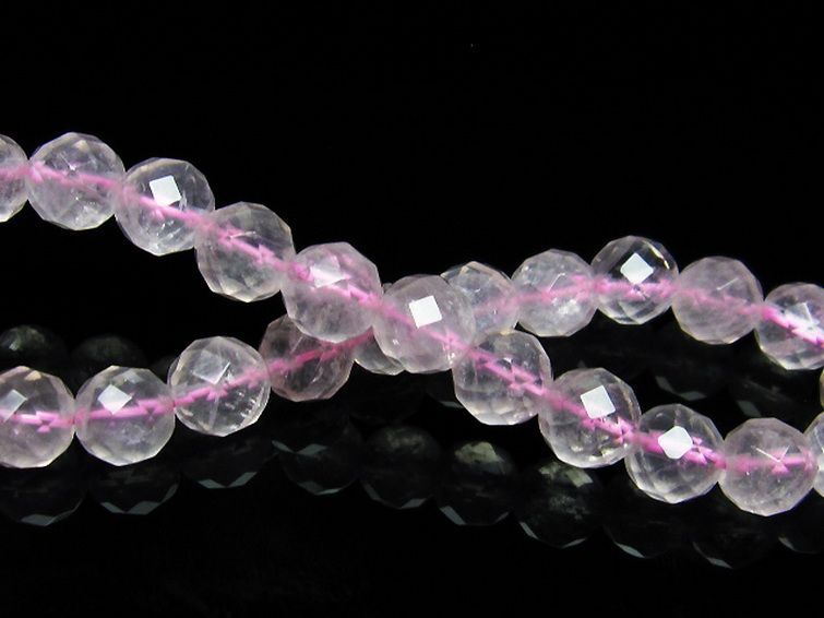 ローズクォーツ ブレスレット 8mm [T446-2056] 2枚目