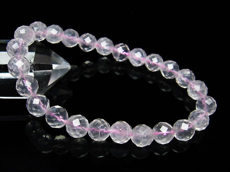 ローズクォーツ ブレスレット 8mm [T446-2068] 1枚目