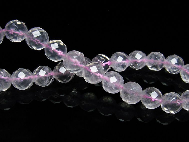 ローズクォーツ ブレスレット 8mm [T446-2068] 2枚目