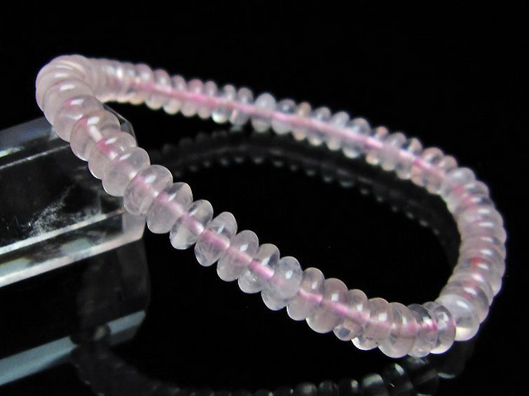 ローズクォーツ ブレスレット 6mm [T446-2337] 1枚目