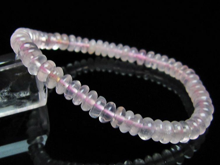 ローズクォーツ ブレスレット 6mm [T446-2346] 1枚目