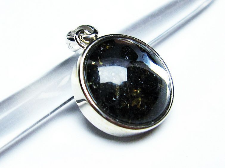 パラサイト隕石 かんらん石 ペンダント [T453-3124] 3枚目