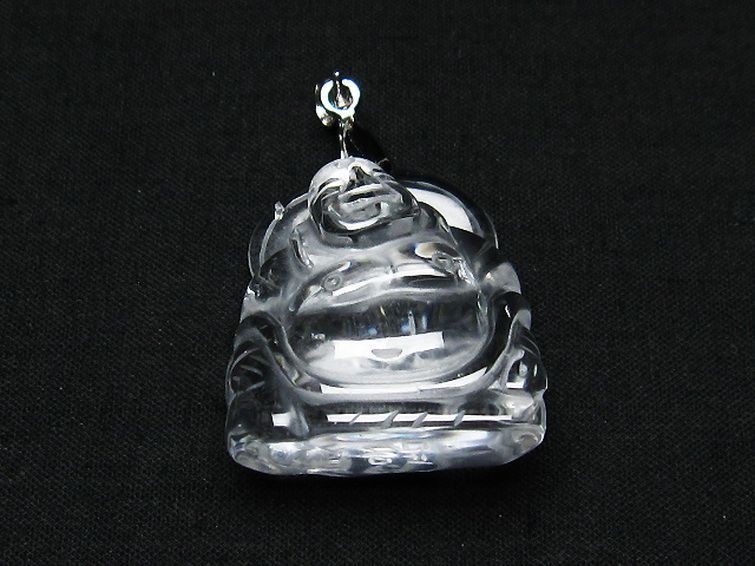 ヒマラヤ水晶 布袋様 ペンダント [T454-1627] 1枚目