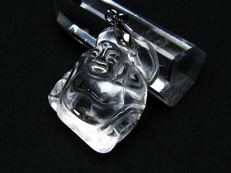 ヒマラヤ水晶 布袋様 ペンダント [T454-1627] 3枚目