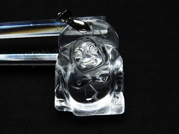 ヒマラヤ水晶 布袋様 ペンダント [T454-1636] 2枚目