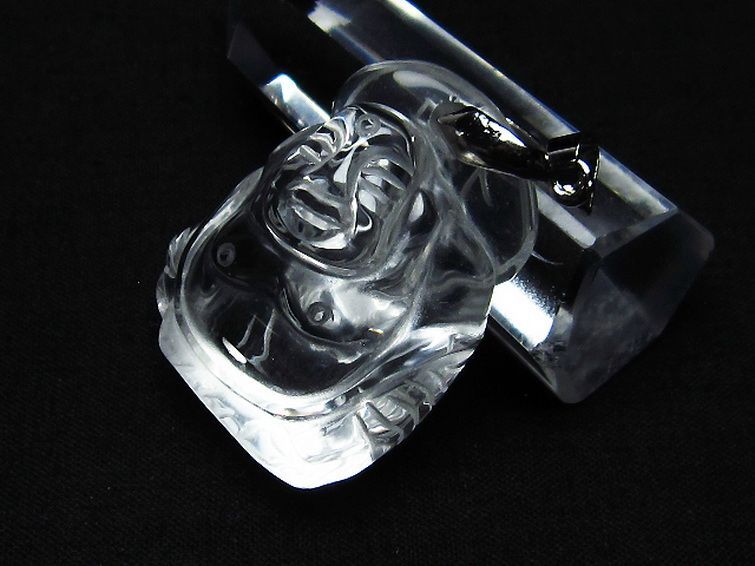 ヒマラヤ水晶 布袋様 ペンダント [T454-1637] 3枚目