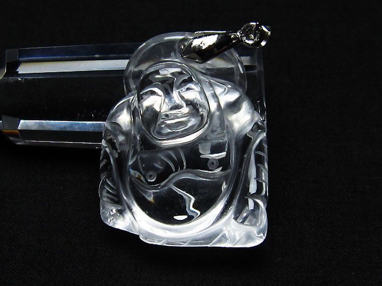 ヒマラヤ水晶 布袋様 ペンダント [T454-1646] 2枚目