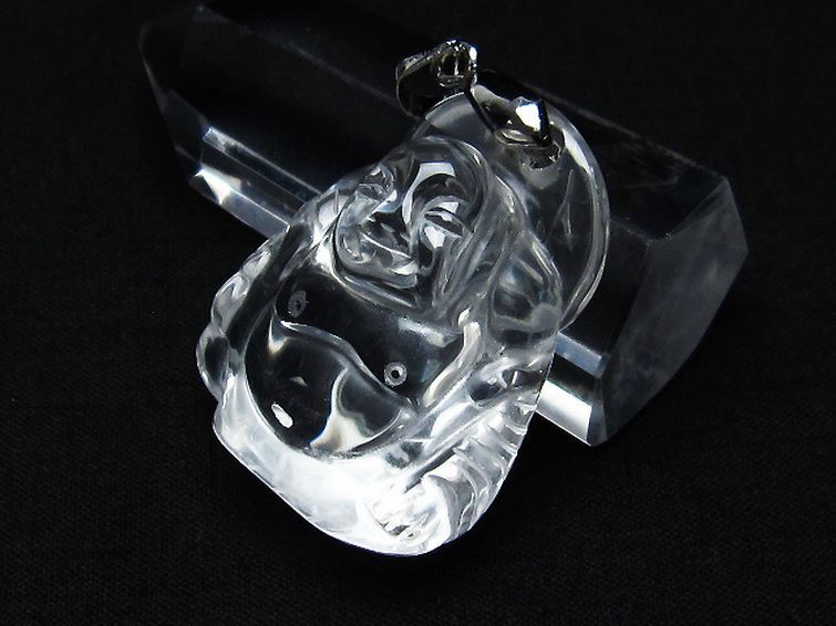 ヒマラヤ水晶 布袋様 ペンダント [T454-1648] 3枚目