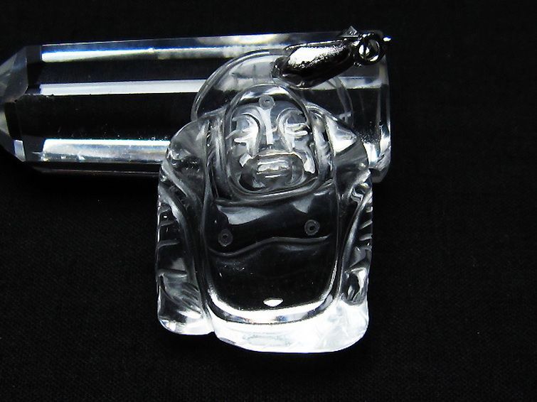 ヒマラヤ水晶 布袋様 ペンダント [T454-1661] 2枚目