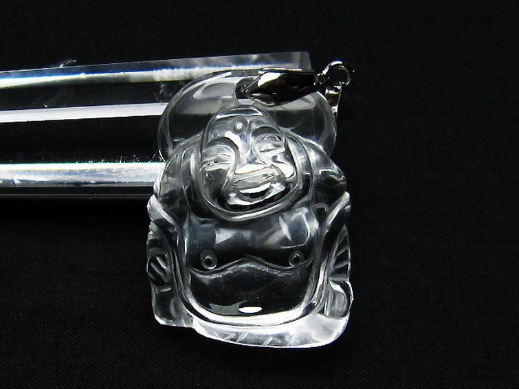 ヒマラヤ水晶 布袋様 ペンダント [T454-1676] 2枚目