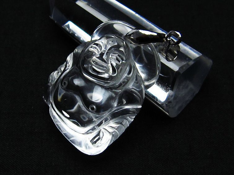 ヒマラヤ水晶 布袋様 ペンダント [T454-1676] 3枚目