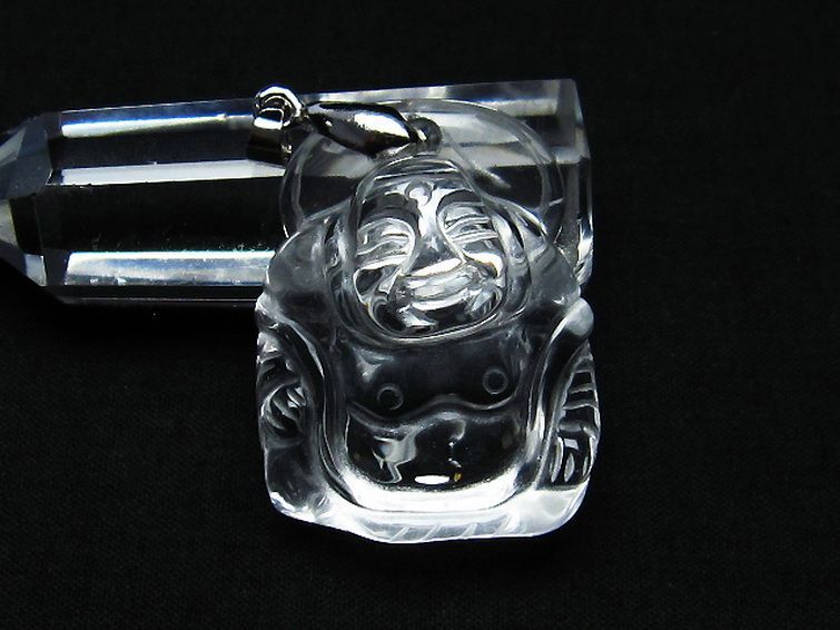 ヒマラヤ水晶 布袋様 ペンダント [T454-1677] 2枚目