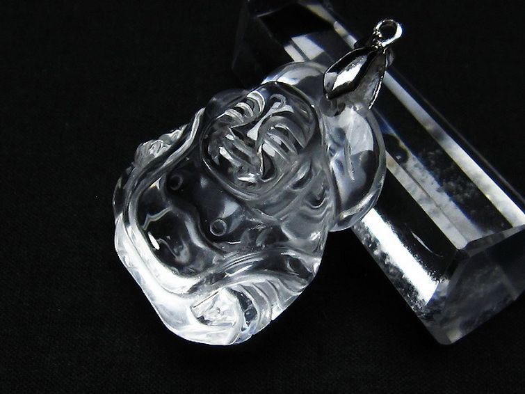 ヒマラヤ水晶 布袋様 ペンダント [T454-1677] 3枚目