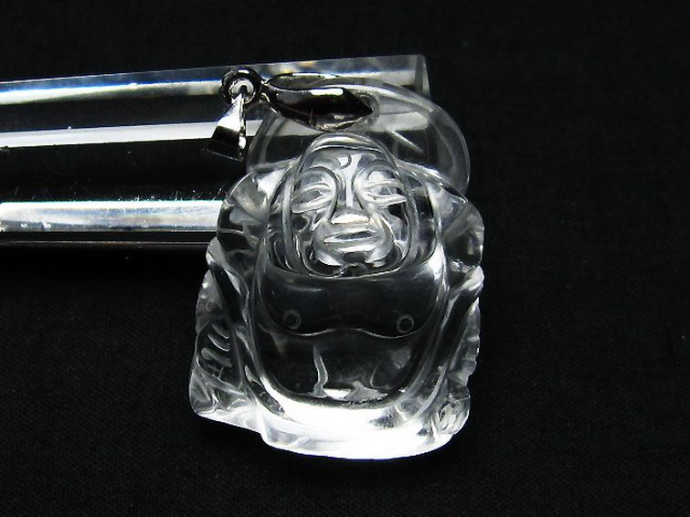 ヒマラヤ水晶 布袋様 ペンダント [T454-1688] 2枚目