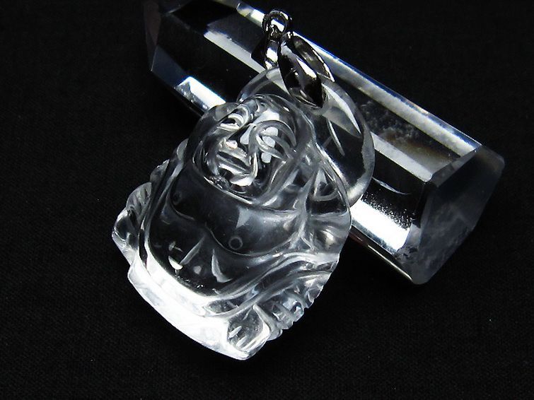 ヒマラヤ水晶 布袋様 ペンダント [T454-1688] 3枚目