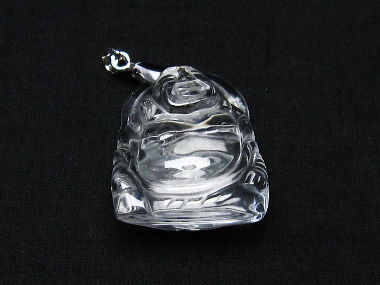 ヒマラヤ水晶 布袋様 ペンダント [T454-1700] 1枚目