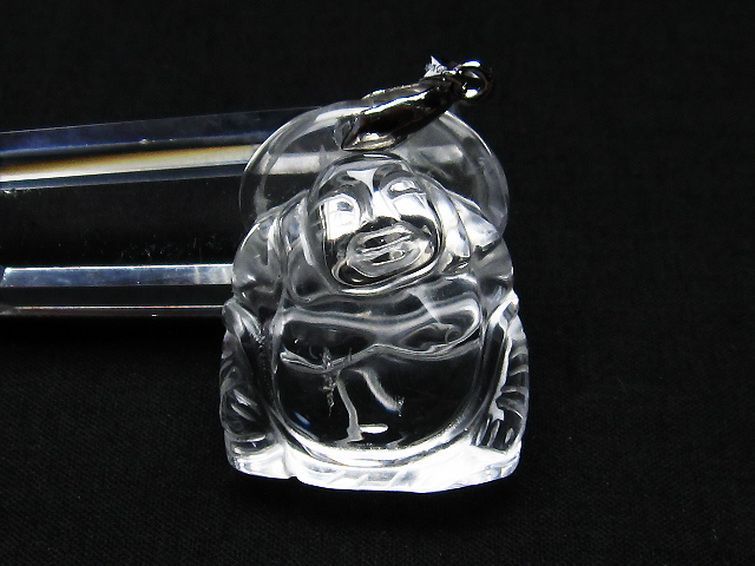 ヒマラヤ水晶 布袋様 ペンダント [T454-1700] 2枚目