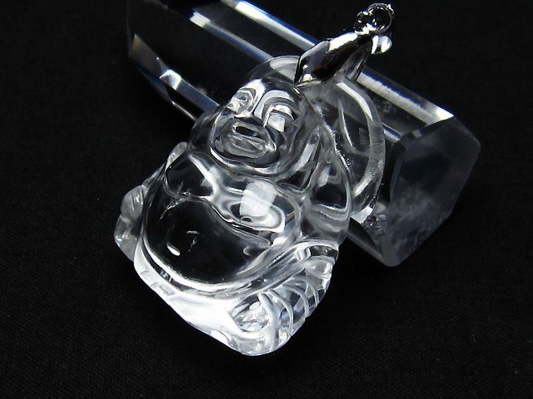 ヒマラヤ水晶 布袋様 ペンダント [T454-1700] 3枚目