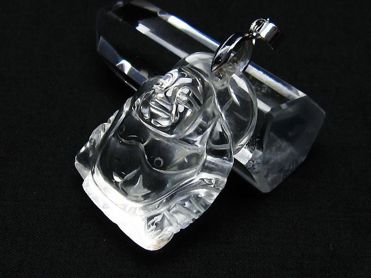 ヒマラヤ水晶 布袋様 ペンダント [T454-1708] 3枚目