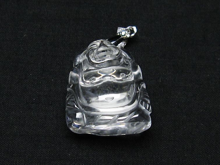 ヒマラヤ水晶 布袋様 ペンダント [T454-1713] 1枚目
