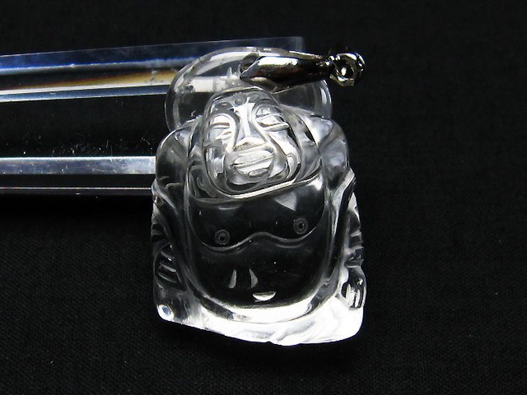 ヒマラヤ水晶 布袋様 ペンダント [T454-1713] 2枚目