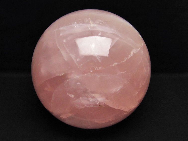 6.4Kg ローズクォーツ 丸玉 164mm [T456-13015] 2枚目