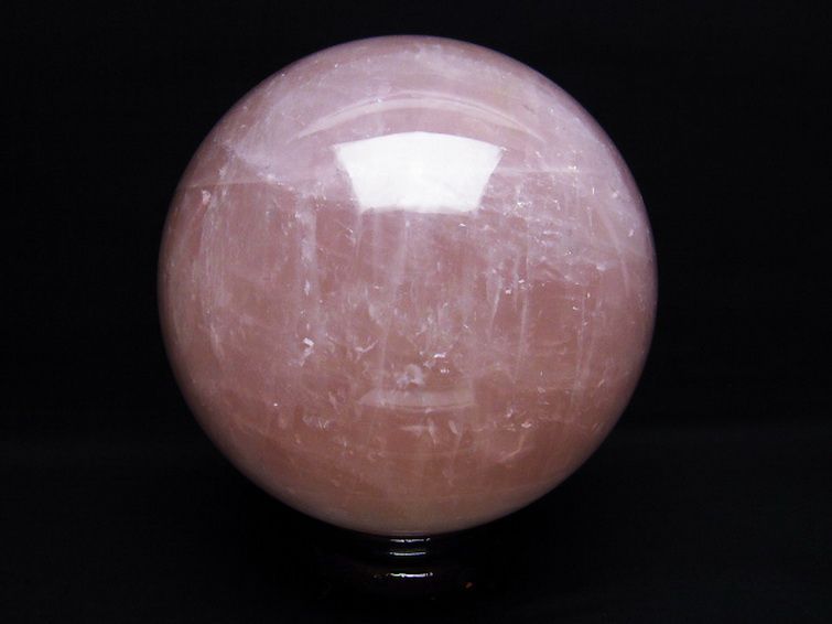 5.5Kg ローズクォーツ 丸玉 158mm [T456-13130] 3枚目