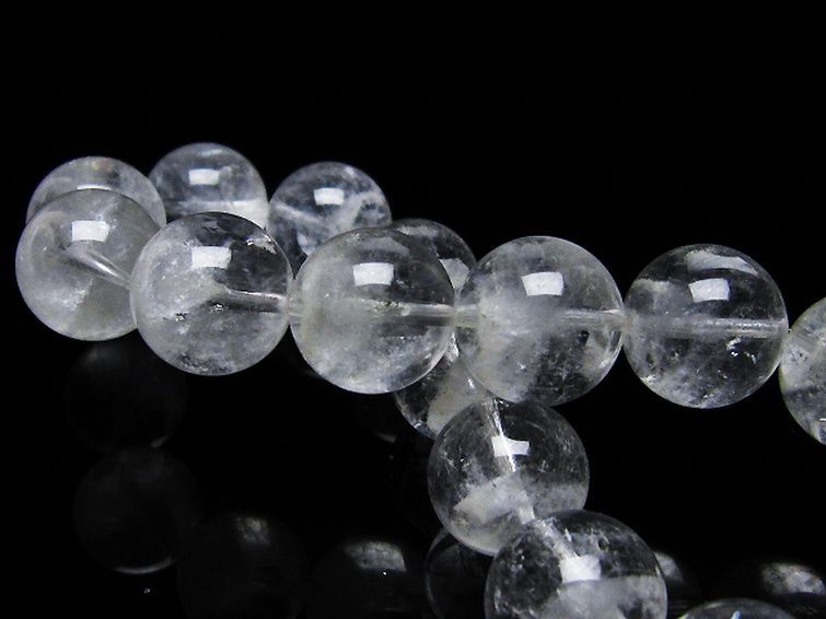 ラビットヘア ファントム 水晶 ブレスレット 14mm [T458-1150] 2枚目